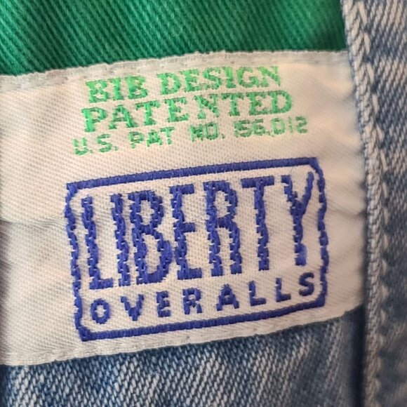 Liberty Men’s Denim Jean Overalls Adjustable Bib Workwear Classic Blue - Picture 11 of 11